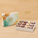 Ramadan Eid Mubarak designed premium chocolate 12P hard box