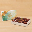 Ramadan Mubarak designed premium nut stuffed dates 15P hard box