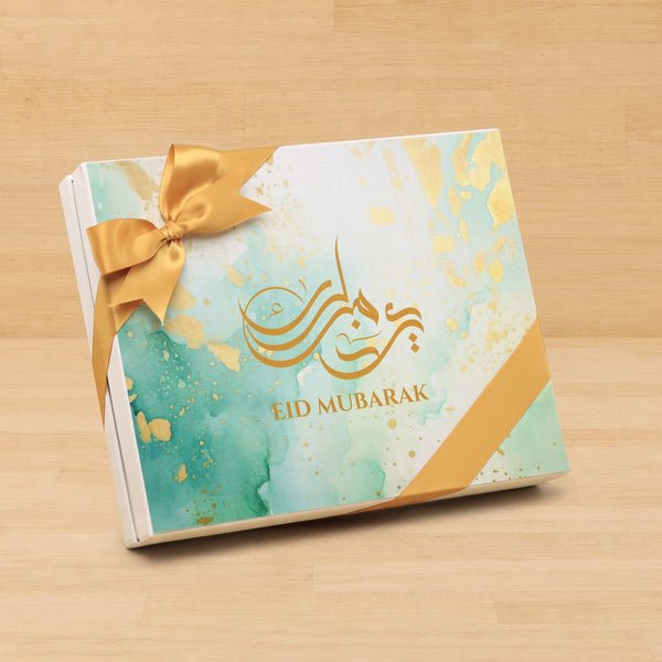 Ramadan Eid Mubarak designed premium chocolate 20P hard box