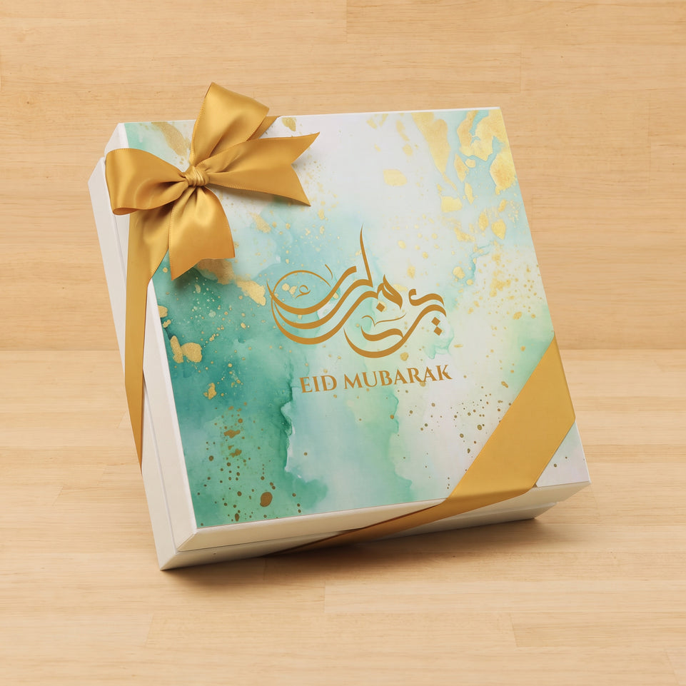 Ramadan Eid Mubarak designed premium chocolate hard box