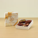 Set of 15 Ramadan Mubarak designed premium nut stuffed dates 4P hard box giveaway