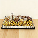 Luxury ramadan chocolate & sweets leather tray