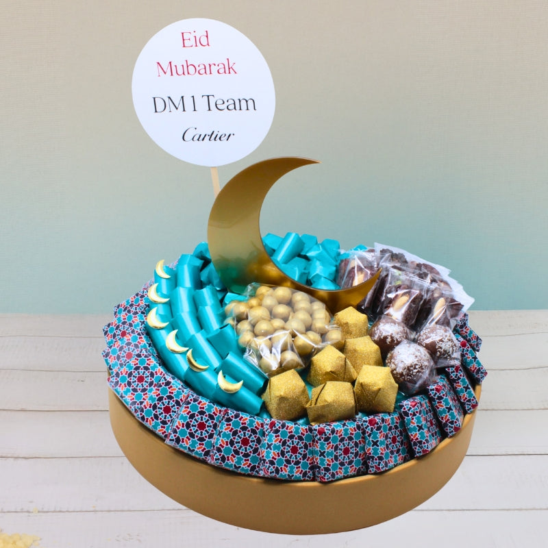 Ramadan eid chocolate & sweets round tray