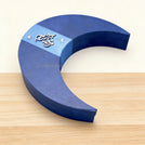 Ramadan eid chocolate & dates crescent leather box