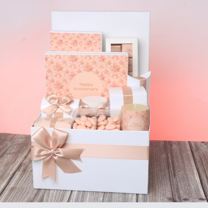 Luxury happy anniversary designed premium chocolate extra large hamper