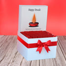 Happy Diwali candle designed premium chocolate large hamper