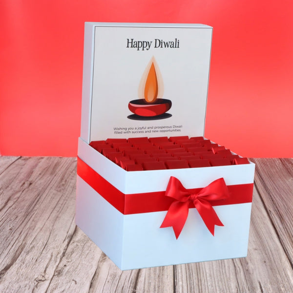 Happy Diwali candle designed premium chocolate large hamper