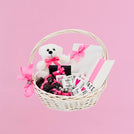 Bff valentine's designed chocolate & sweets medium basket