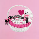 Bff valentine's designed chocolate medium basket