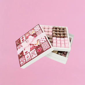 Valentine's designed chocolate 2-laye...