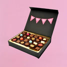 Happy valentine's designed premium chocolate magnetic hard box
