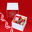 Valentine's day designed " i chew's you" chocolate hard cube box