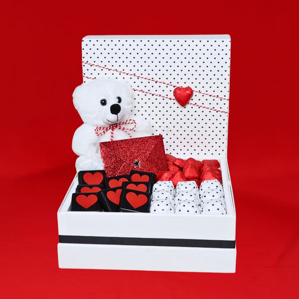 Valentine's designed premium chocolate large hamper