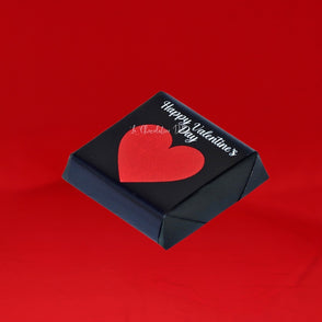 Happy valentines heart designed choco...