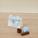 Set of 20 Baby boy decorated chocolate triangle box