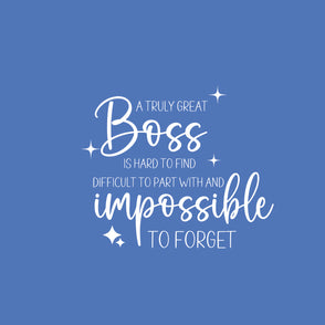 Retirement boss greeting card