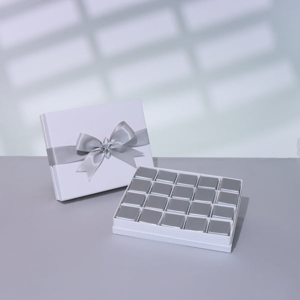Premium silver delights chocolate 20-pc hard box