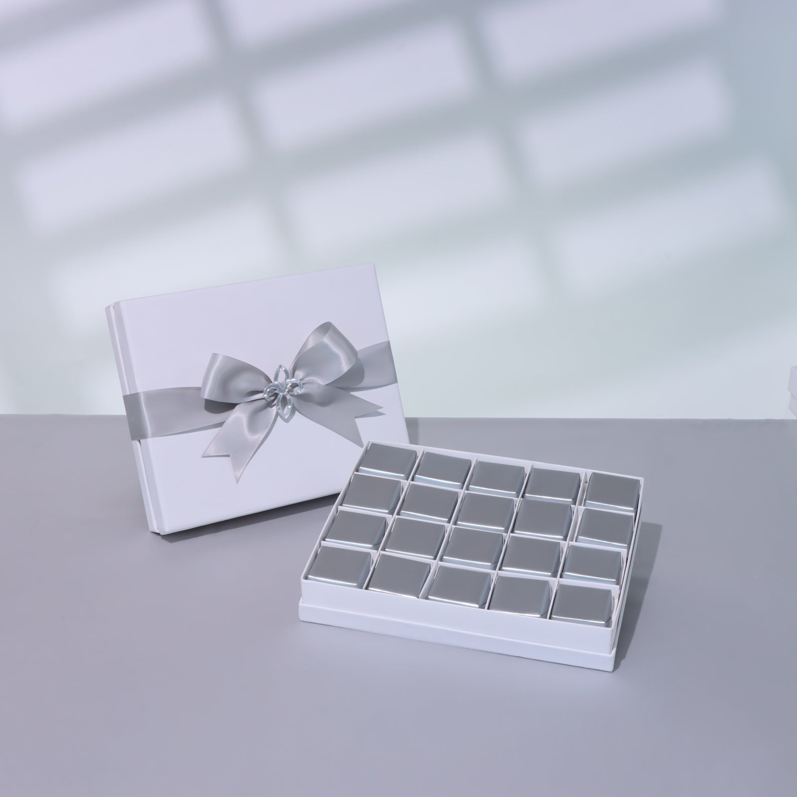 Premium silver delights chocolate 20-pc hard box