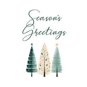 Season's greetings tripple trees chri...