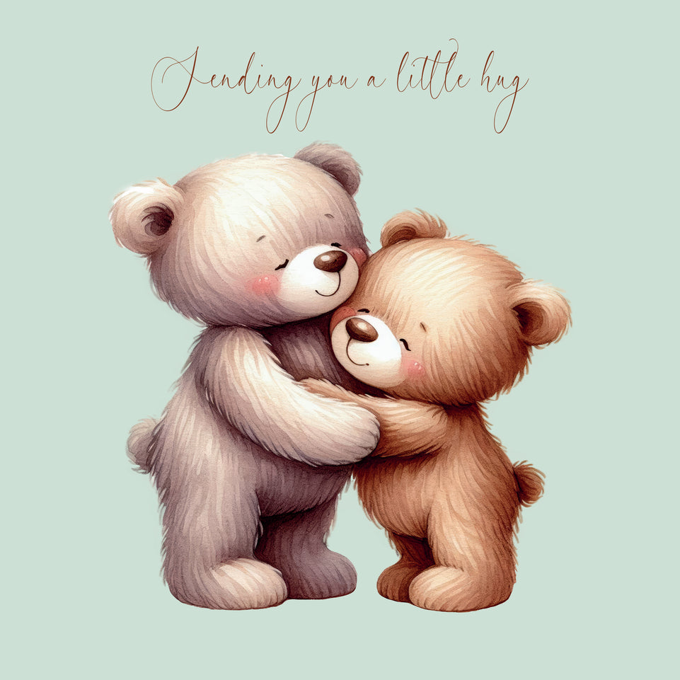 Sending you a little hug greeting card