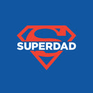 Super dad father's day greeting card