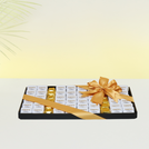 "happy birthday" premium chocolate acrylic tray