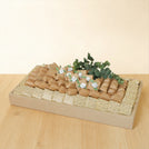 Rustic Theme Designed premium Chocolate medium Leather Tray