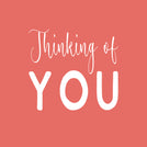 Thinking of you greeting card