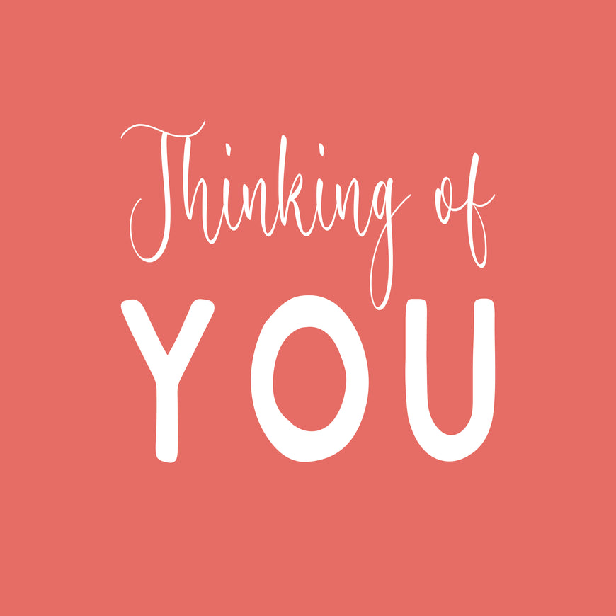 Thinking of you greeting card