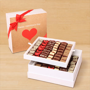 Heart designed valentine design 2-lay...