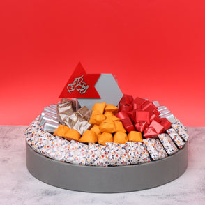 Ramadan Eid chocolate & dates round l...