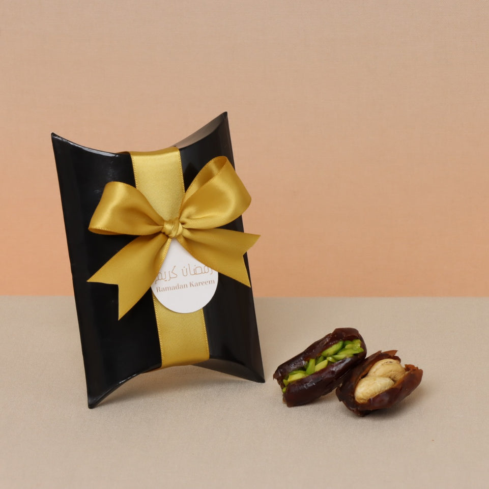 Ramadan kareem premium nut stuffed dates soft chest box