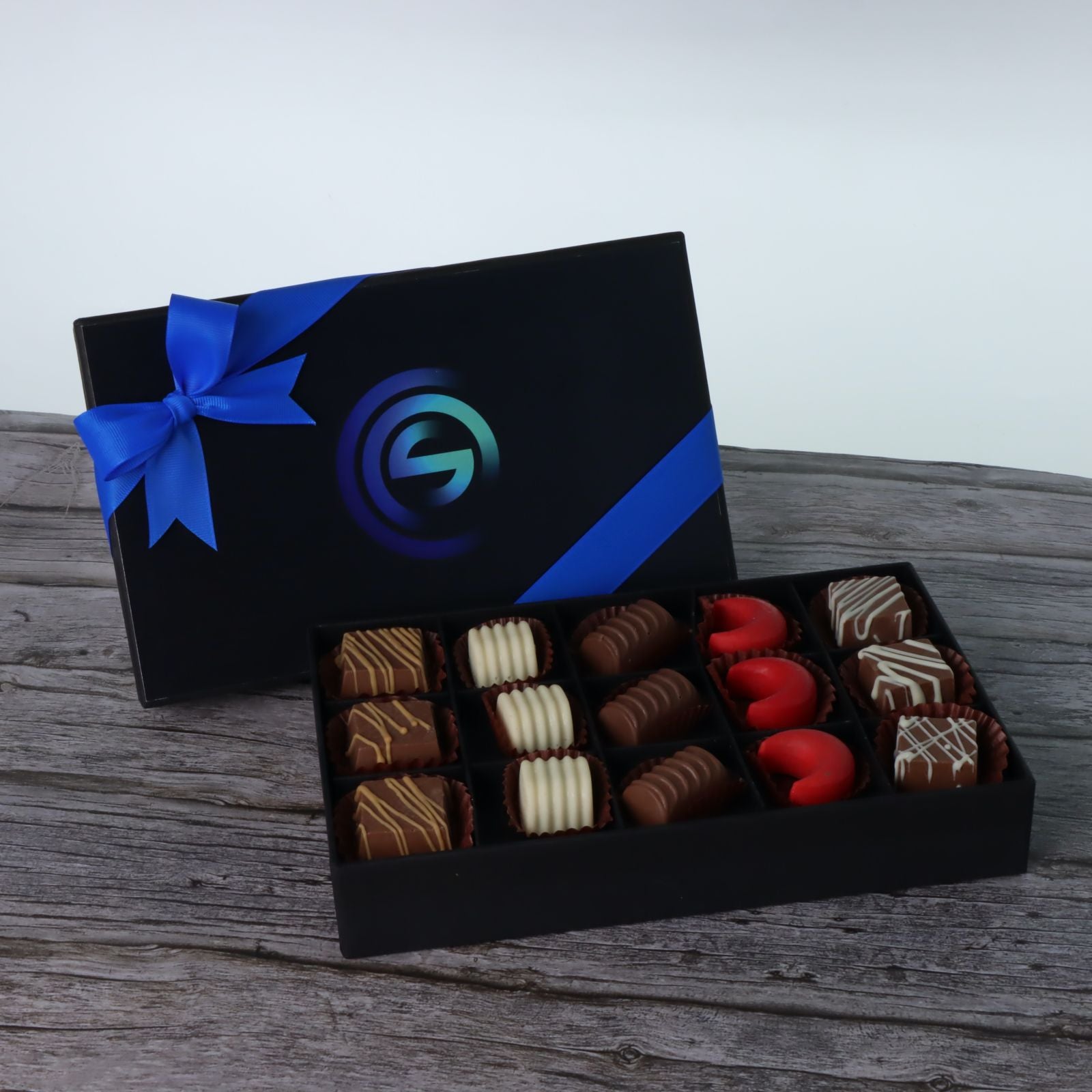 Set of 4 Corporate customized premium chocolate 15P hard box