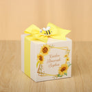 Set of 20 boxes sun flower design personalized chocolate soft box