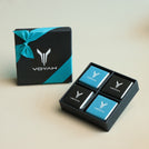 Set of 15 corporate customized premium chocolate 4P hard box