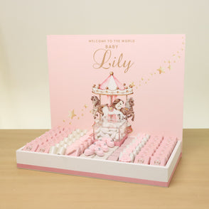 Baby girl carousel designed premium c...