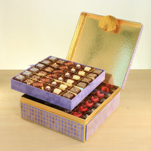 Luxury premium chocolate leather box