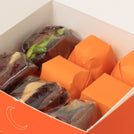 Set of 20 Corporate customized premium chocolate & dates cube box