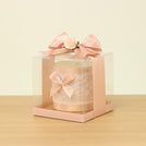 Set of 20 Baby carousel decorated candle clear box