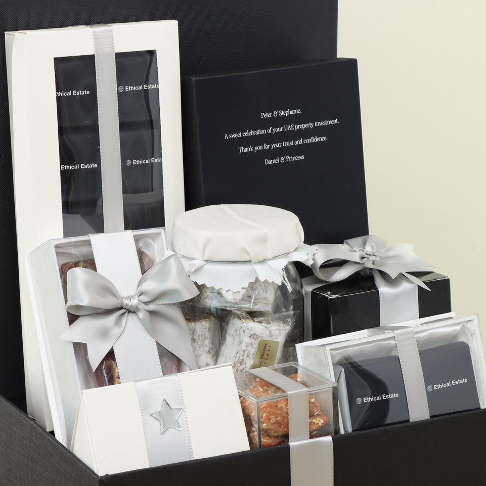Corporate customized premium chocolate & sweets large hamper