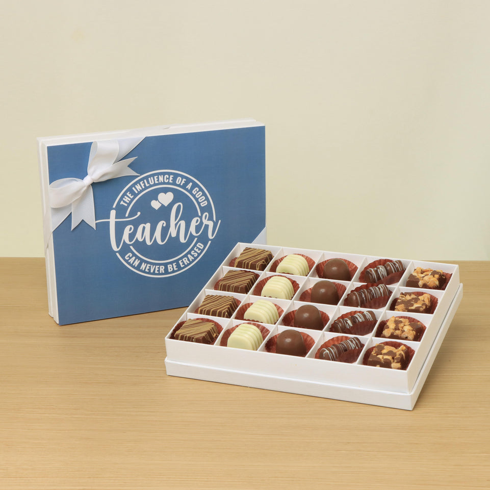 Teacher's appreciation 20-piece premium chocolate hard box