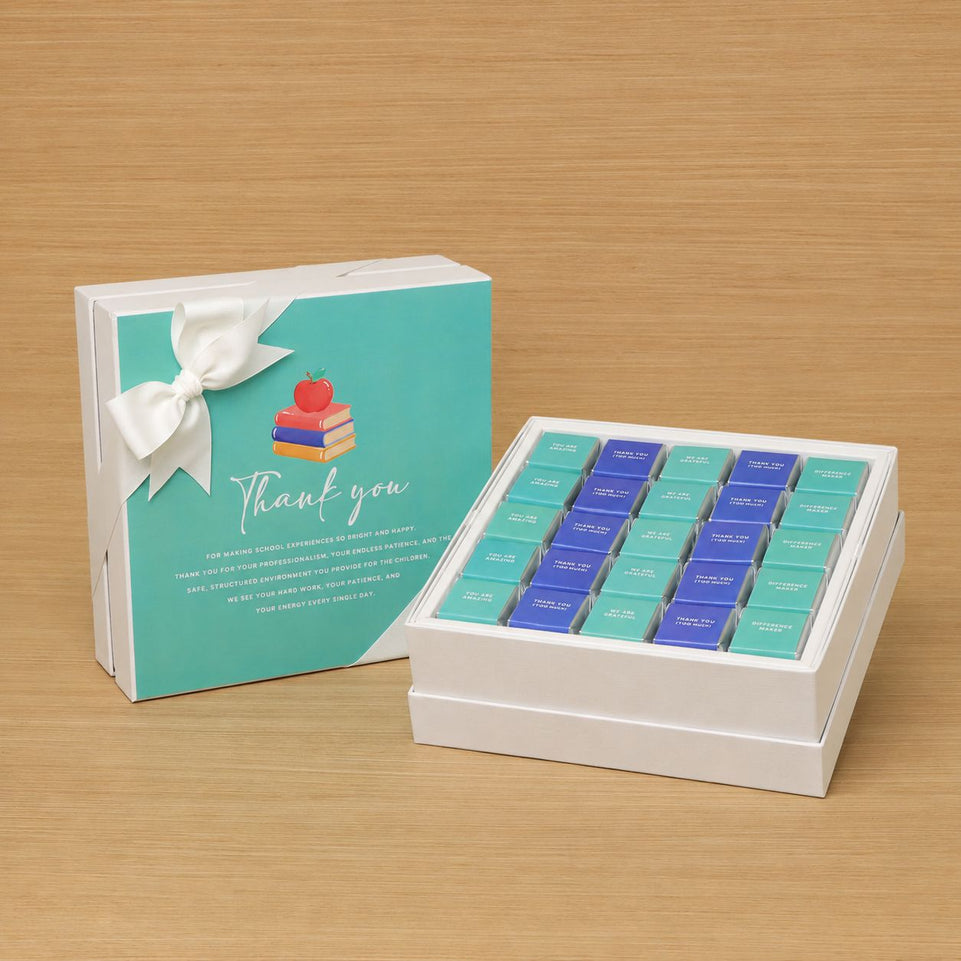 Teacher's appreciation " thank you 25-piece premium chocolate hard box