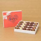 Teacher's appreciation 20-piece premium chocolate hard box