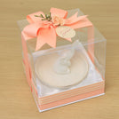 Set of 20 pcs Baby girl elephant ceramic plate giveaway