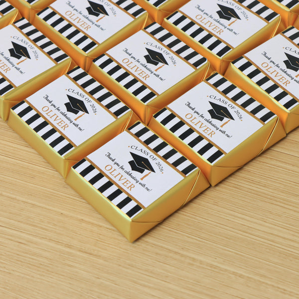 Graduation designed personalized premium chocolate