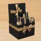 Elegant chocolate & sweets large black hamper