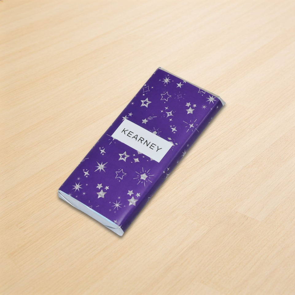 Set of 10 corporate branded loose plain milk chocolate bar