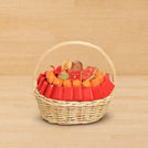 Happy Diwali with elephant acrylic customized premium chocolate small basket