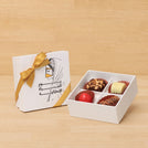 Set of 15 Customized Emirati women's designed premium chocolate 4 piece hard box