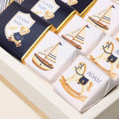 Baby boy adventure awaits theme designed premuim chocolate large leather tray
